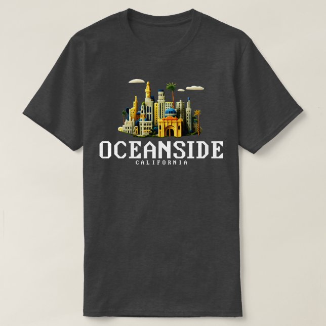 Camiseta Oceanside California (Diseño del anverso)
