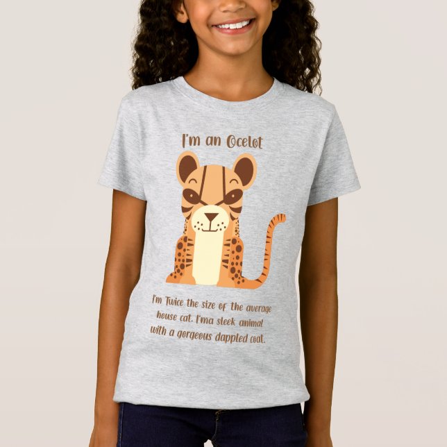 Camiseta Ocelot Cat (Anverso)