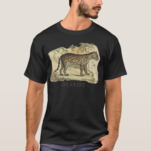 Camiseta Ocelot del vintage (Anverso)