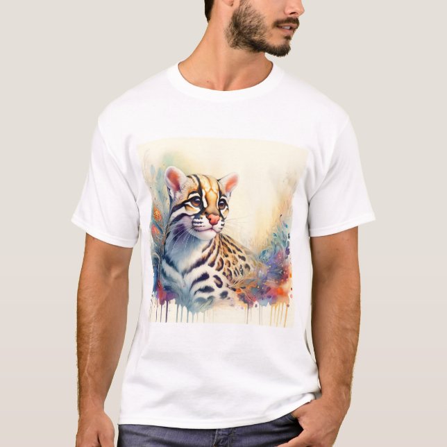 Camiseta Ocelot in a Watercolor Paradise 200724AREF114 - Wa (Anverso)