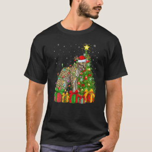 Camiseta Ocelot Navidad Santa Ocelot Árbol de Navidad