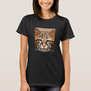 Camiseta Ocelote Bengala Gato Salvaje