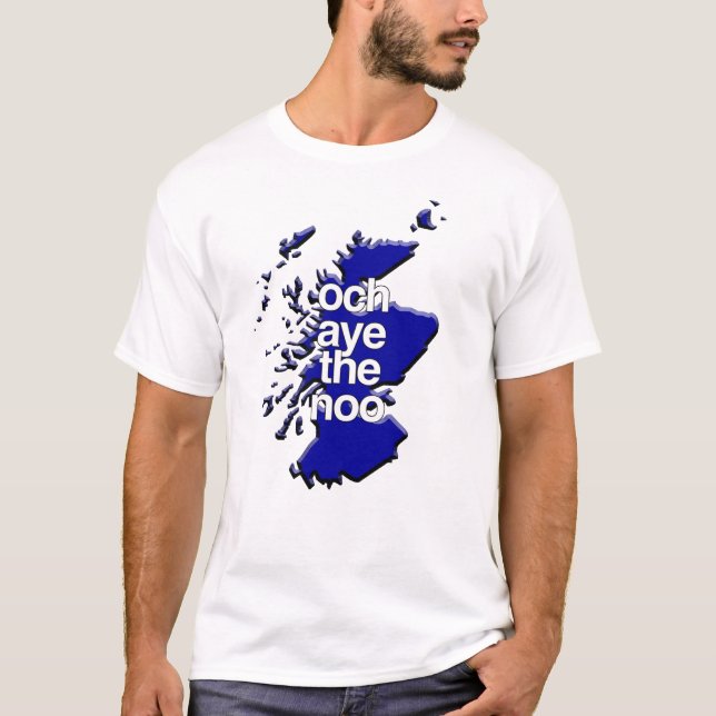Camiseta Och aye el no escocés TShirt (Anverso)