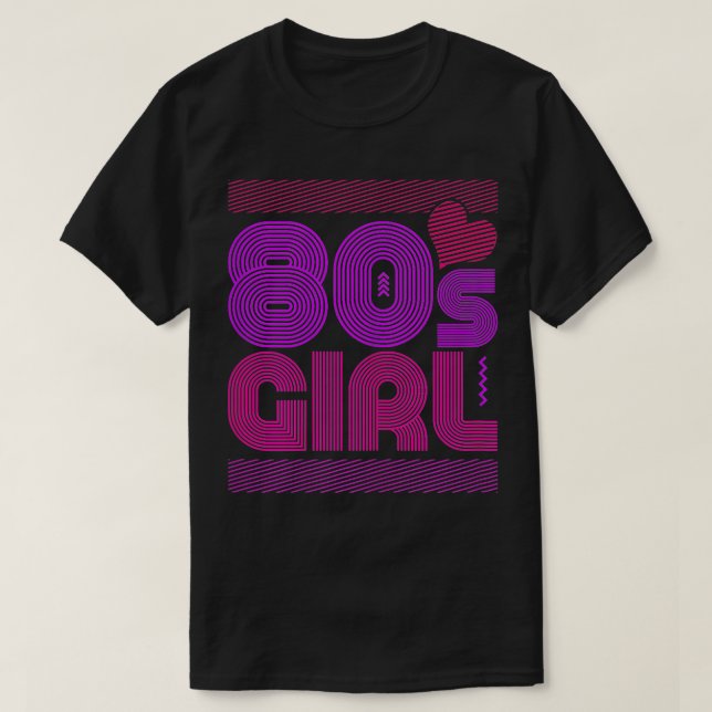 Camiseta Ochenta mujeres Fiestas dan ideas Chicas de los añ (Diseño del anverso)