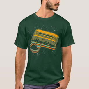 Camiseta Ochenta Música Vieja Cassette 1980 Tema 80