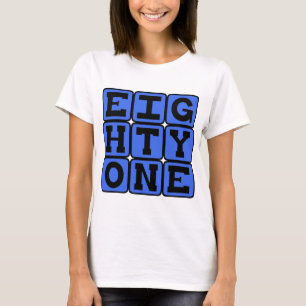 Camiseta Ochenta y uno, Número 81