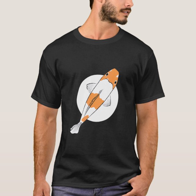 Camiseta Ochiba Koi Fish Carp Brocaed Nishikigoi Pond Amur (Anverso)