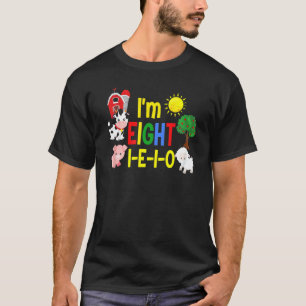 Camiseta Ocho I E I A Fiesta De Granja 8º Equipo Chica De C