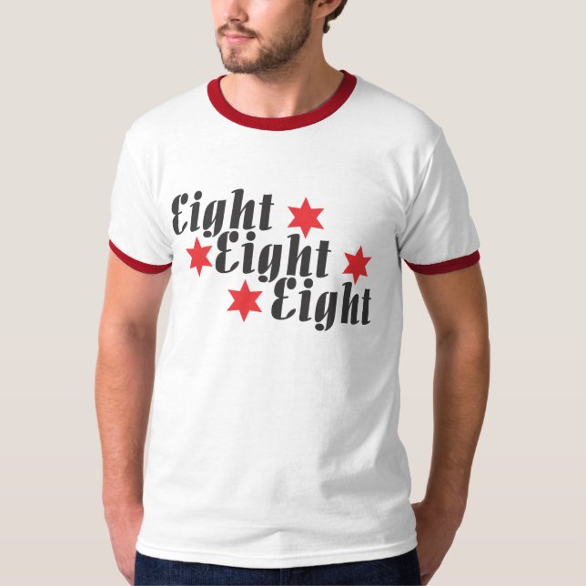 Camiseta Ocho ocho ocho (Anverso)