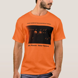 Camiseta Ocho planetas y nueva Sistema Solar, I