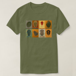 Camiseta Ocho Trilobites Fósiles