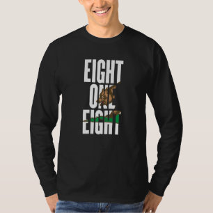 Camiseta Ocho Uno Ocho 818 Código de Área California Los Án