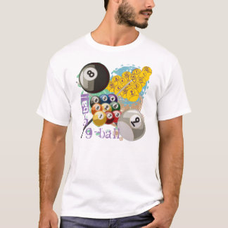 CAMISETA OCHO Y NUEVE BILLARES DE LA BOLA