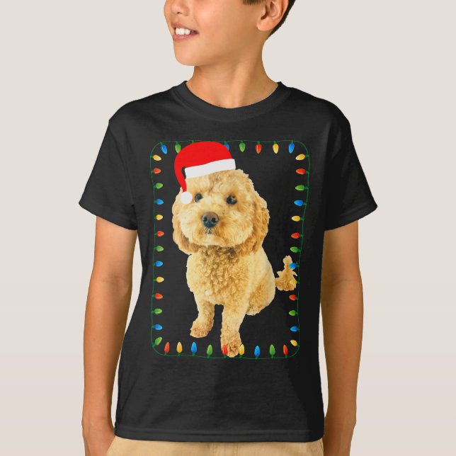 Camiseta Ochon Puppy Dog Christmas Party Bicho Bichon Odle  (Anverso)