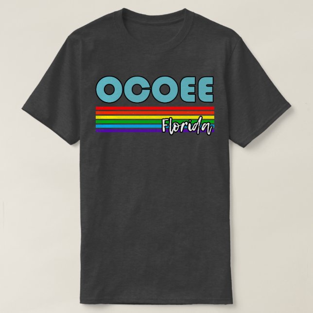 Camiseta Ocoee Florida Orgullo Ocoee LGTB Regalo LGBTQ Sopo (Diseño del anverso)