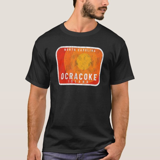 Camiseta Ocracoke Island  NC Summertime Vacationing Hot Sun (Anverso)