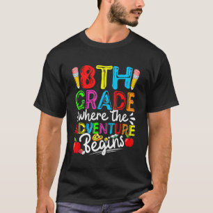 Camiseta Octavo Grado Donde La Aventura Comienza La Escuela
