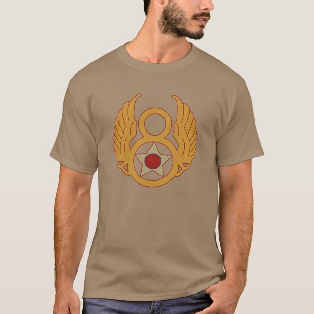 Camiseta Octavo Tee Shirt de la Fuerza Aérea Khaki (Anverso)
