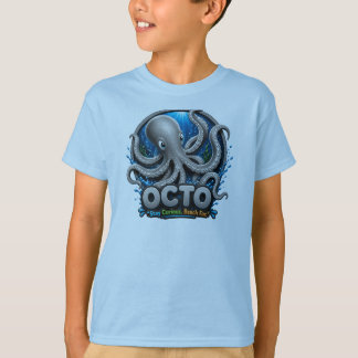 Camiseta Octo Pulpo – Mantén la Curiosidad. Llega Lejos.