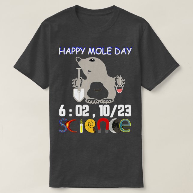 Camiseta October 23rd National Mole Day Avogadros Number (Diseño del anverso)
