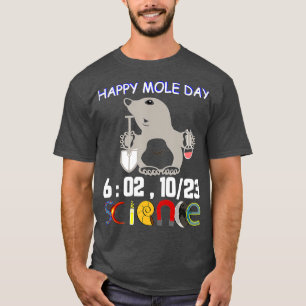 Camiseta October 23rd National Mole Day Avogadros Number
