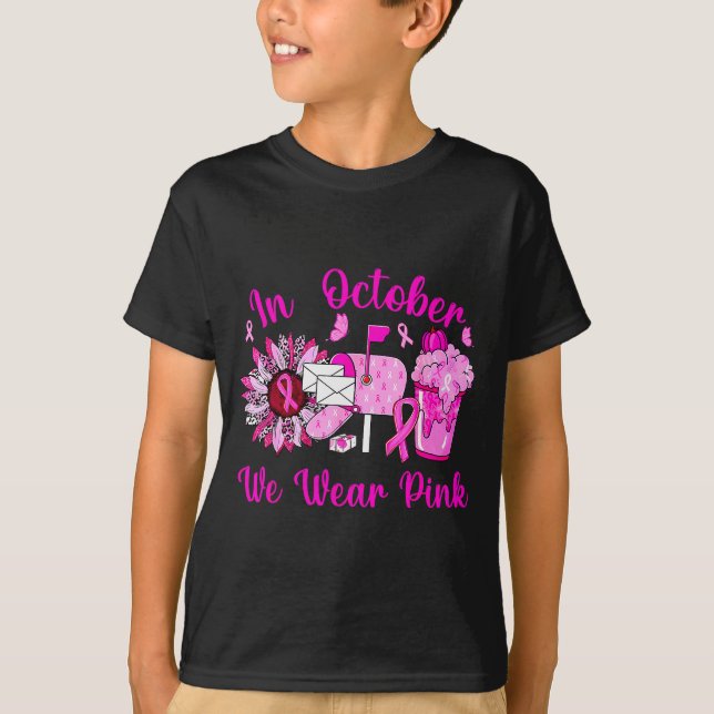 Camiseta October We Wear Nk Breast Cancer Awareness Stal Wo (Anverso)