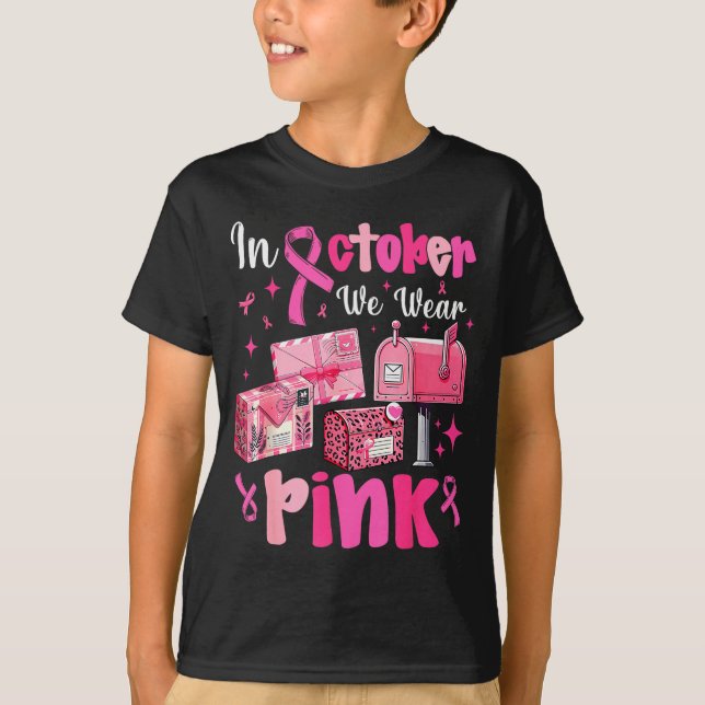 Camiseta October We Wear Nk Breast Cancer Awareness Stal Wo (Anverso)