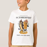 Octoberfest Brats Beer Fall Fiesta Retro Kid