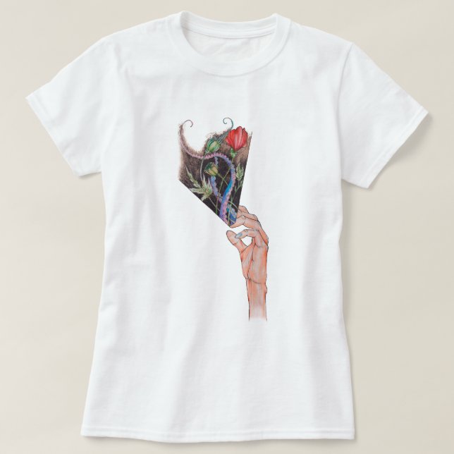 Camiseta Octohand, mano de pulpo (Diseño del anverso)