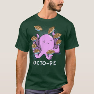 Camiseta OctoPie Humor Animal Acuático Octopus Funny Pie Ba