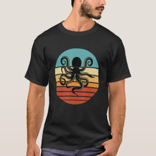 Camiseta Octopus 70 s 80 s Retro Vintage Sea Animal