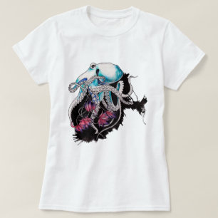 Camiseta Octopus acuarela