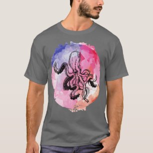 Camiseta Octopus acuarela