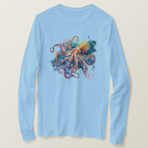 Camiseta Octopus acuarela