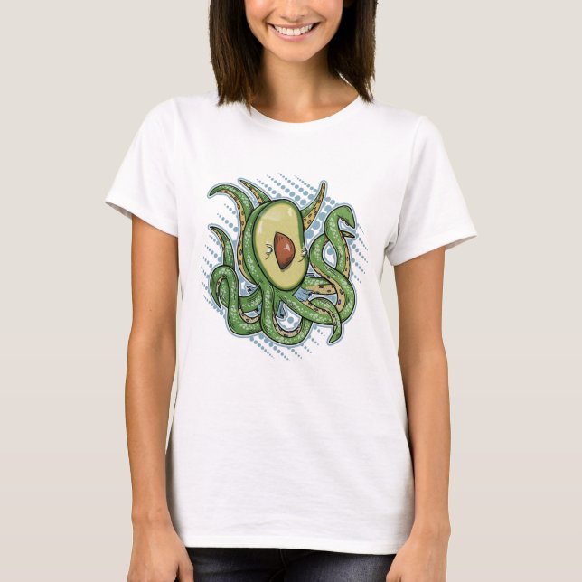 Camiseta Octopus Aguacate (Anverso)
