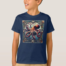 Camiseta Octopus Art Deco
