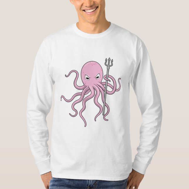 Camiseta Octopus as Wizard con Trident (Anverso)