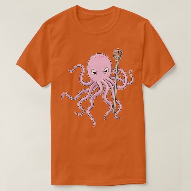 Camiseta Octopus as Wizard con Trident (Diseño del anverso)