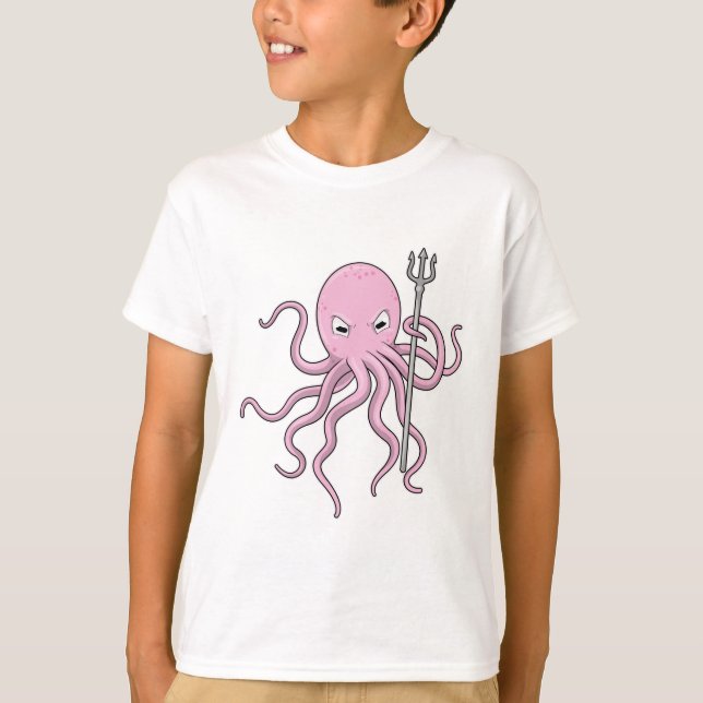 Camiseta Octopus as Wizard con Trident (Anverso)