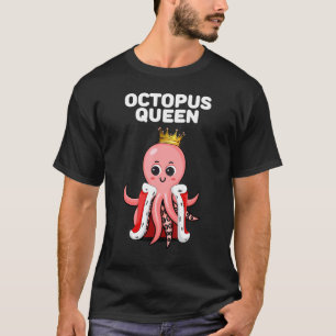 Camiseta Octopus Chicas reina Octopus Octopus mujeres pulpo