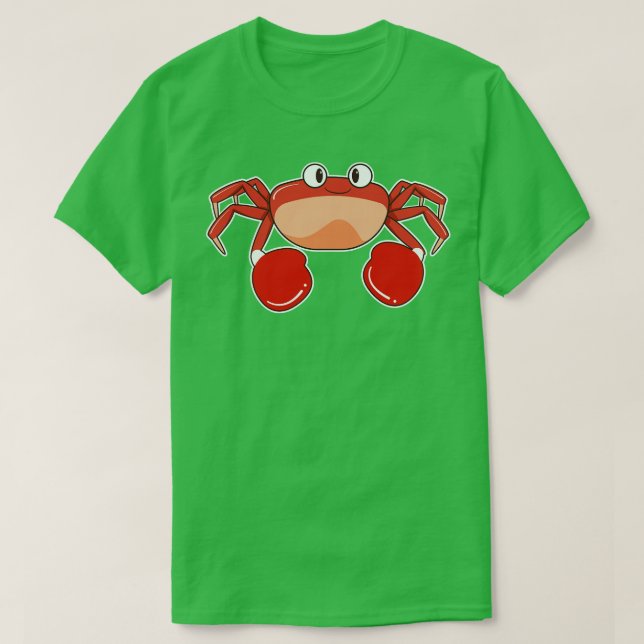 Camiseta Octopus como boxeador con guantes de boxeo 1 (Diseño del anverso)