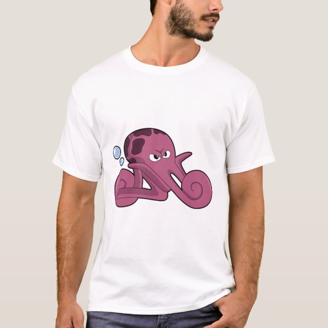 Camiseta Octopus como motocicleta (Anverso)