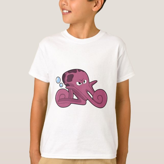 Camiseta Octopus como motocicleta (Anverso)