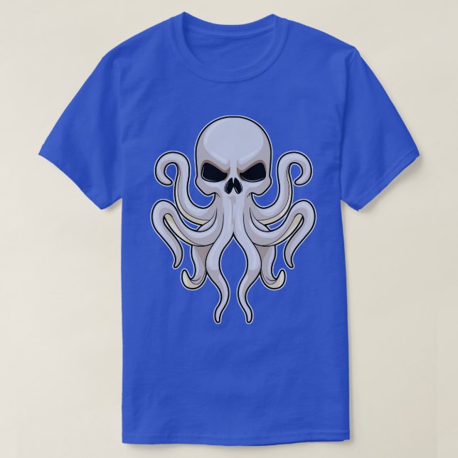 Camiseta Octopus con 8 brazos caídos (Diseño del anverso)