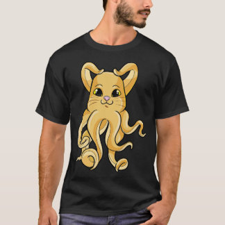 Camiseta Octopus con 8 brazos como gato