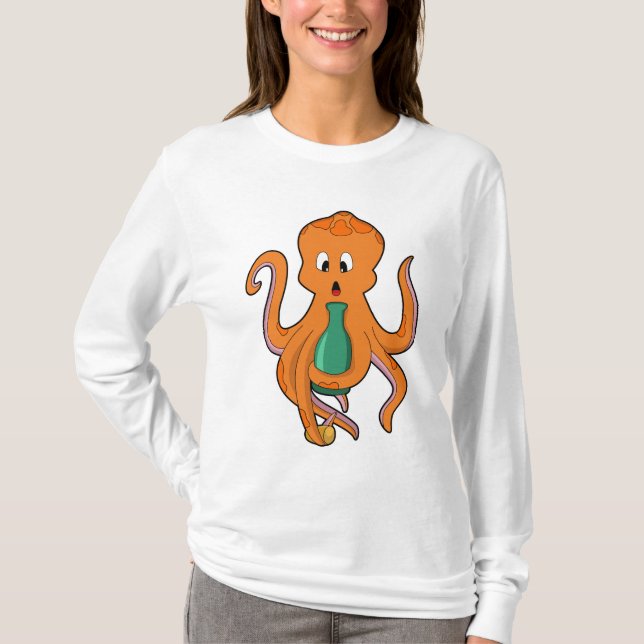 Camiseta Octopus con botella.PNG (Anverso)