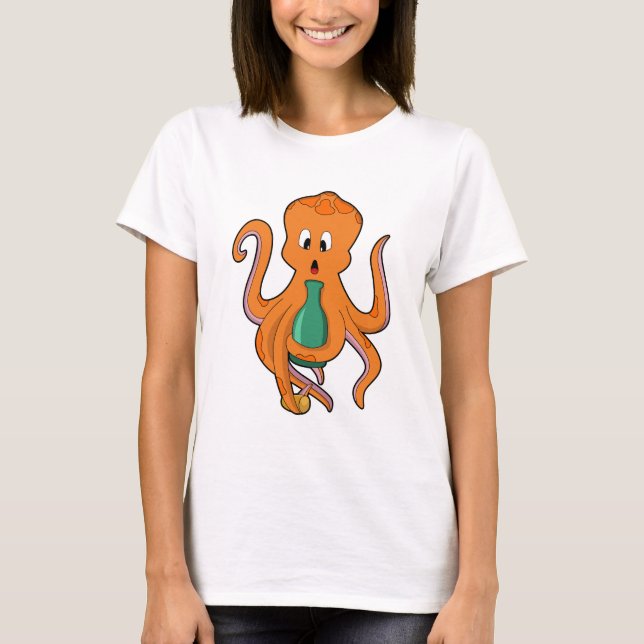 Camiseta Octopus con botella.PNG (Anverso)