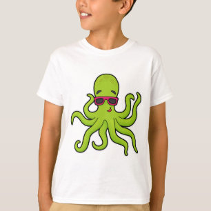Camiseta Octopus con gafas de sol