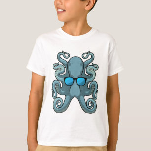 Camiseta Octopus con gafas de sol