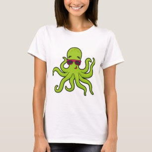 Camiseta Octopus con gafas de sol